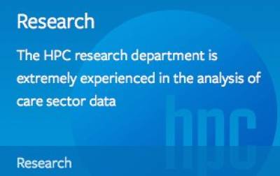 The HPC research department is extremely experienced in the analysis of care sector data
