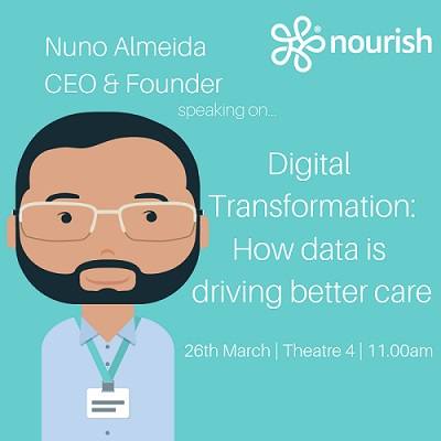 26th & 27th March - Dementia Care & Nursing Home Expo - Nuno Almeida of Nourish Care talks Data In Care