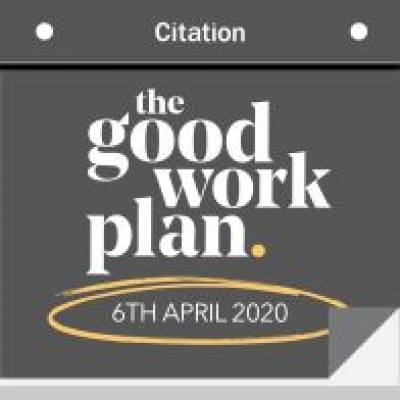 The Good Work Plan: upcoming employment law changes in April 2020 and beyond